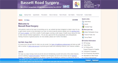 Desktop Screenshot of bassettroadsurgery.co.uk
